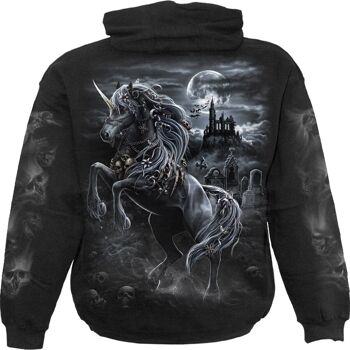 DARK UNICORN - Sweat à capuche Noir 7