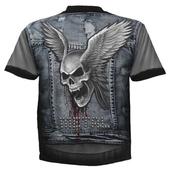 THRASH METAL - T-shirt intégral Noir 3