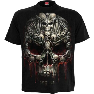 DEATH BONES - T-Shirt Schwarz