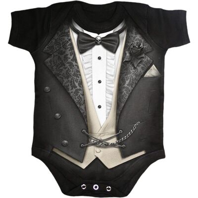TUXED - Baby-Schlafanzug Schwarz