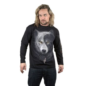 WOLF CHI - T-shirt à manches longues Noir 10
