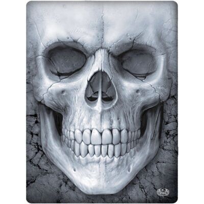 SOLEMN SKULL - Fleece Blanket With Double Sided Print