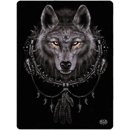 WOLF DREAMS - Fleece Blanket With Double Sided Print