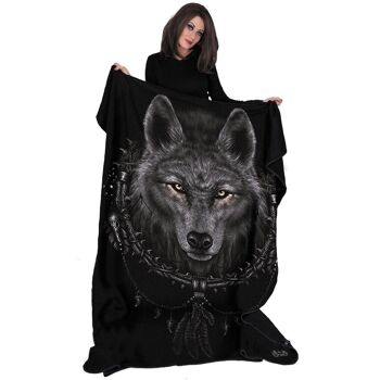 WOLF DREAMS - Couverture Polaire Imprimée Double Face 2