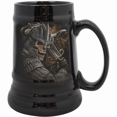 VIKING WARRIOR - Steins - Ceramic Beer Mug - Gift Boxed