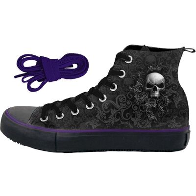 SKULL SCROLL - Zapatillas - Mujer High Top Laceup