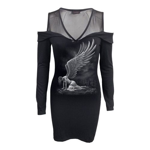 ANGEL - 2In1 Fine Mesh Shoulder Dress