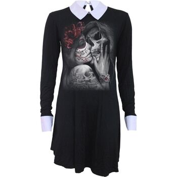 DEAD KISS - Robe col claudine Baby Doll LS 2