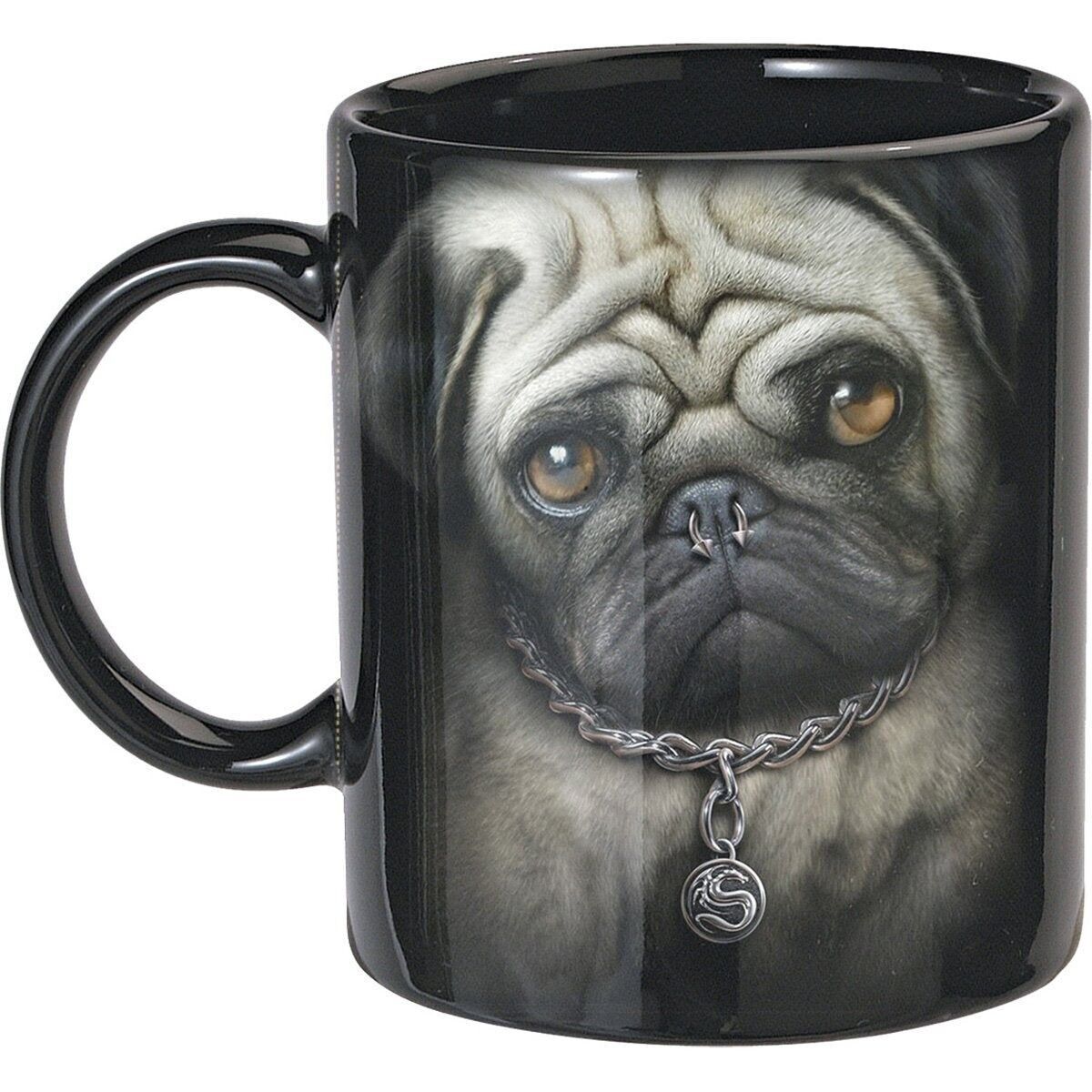 PUG LIFE - Tazze in ceramica 0,3 l - Set di 2