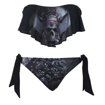 GOTH NIGHTS - Maillot de bain bikini à rabat intégral 2