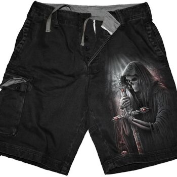 SOUL SEARCHER - Short Cargo Vintage Noir 11