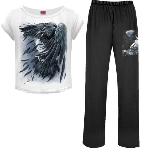 RAVEN HEART - 4Pc Gothic Pyjama Set