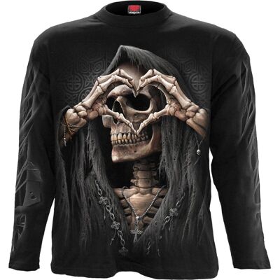 DARK LOVE - Longsleeve T-Shirt Black