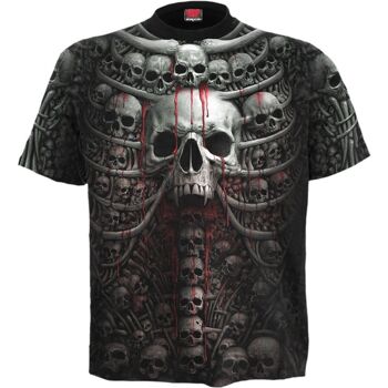 DEATH RIBS - T-shirt intégral Noir 5