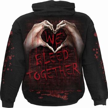 WE BLEED TOGETHER - Sweat à capuche Noir 6