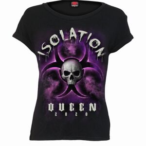 ISOLATION QUEEN - Top Col Bateau Mancherons Noir