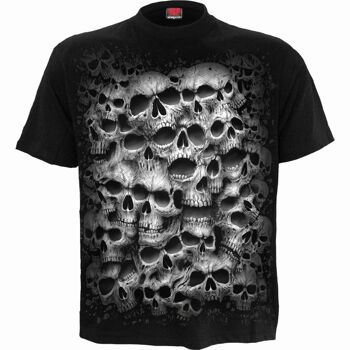 TWISTED SKULLS - T-Shirt Noir 2