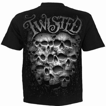 TWISTED SKULLS - T-Shirt Noir 3