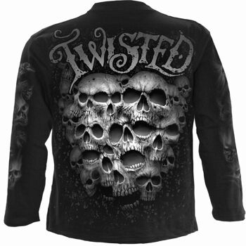 TWISTED SKULLS - T-shirt à manches longues Noir 3