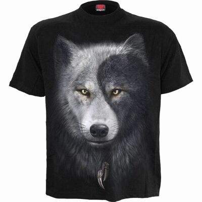 WOLF CHI - Kinder T-Shirt Schwarz