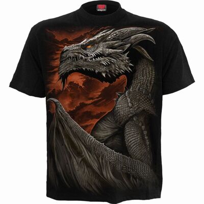 MAJESTIC DRACO - Camiseta niño negra