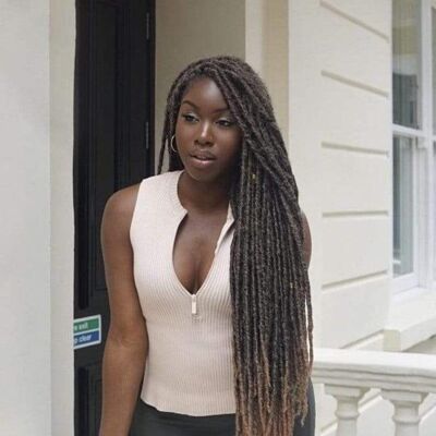 Queen' Crochet Faux Locs - Natural black - 26"