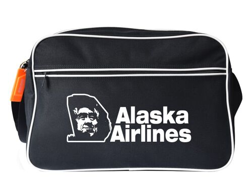 Alaska Airlines sac messenger noir