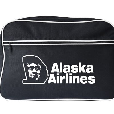 Alaska Airlines messenger bag black