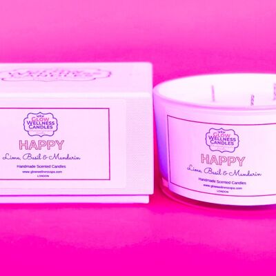 3 Wick Scented Candle 50cl - Love