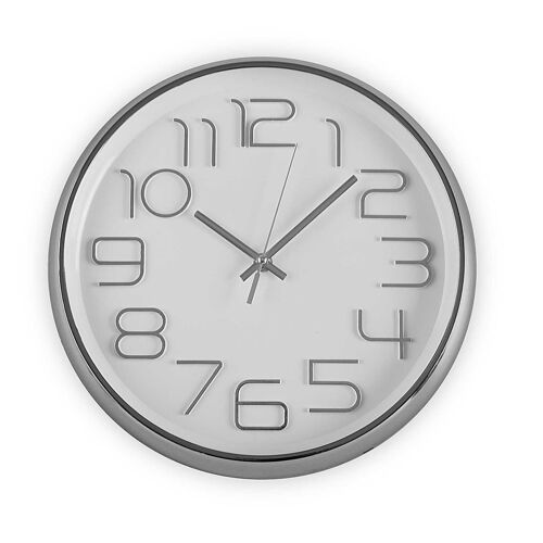 Reloj cocina plata 30 cm. 19520051