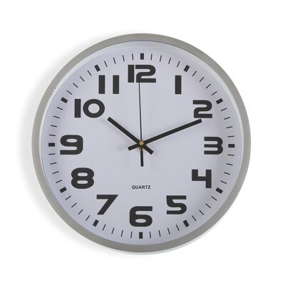 SILVER KITCHEN CLOCK 30,5CM 19520162