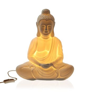 LAMPE BOUDDHA EN PORCELAINE 20080044 2