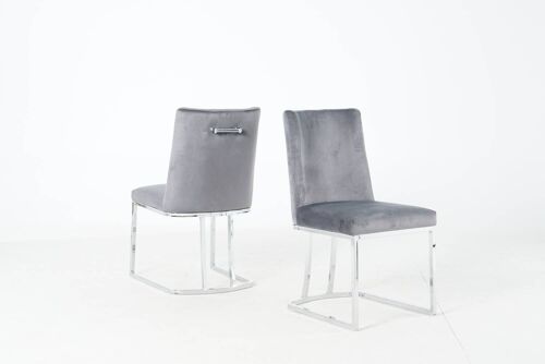 Lea Dark Grey Dining Chair