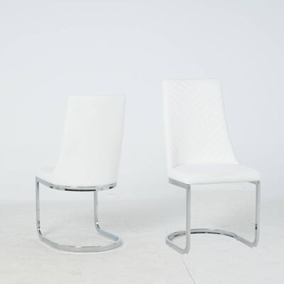 Thea White Dining Chair