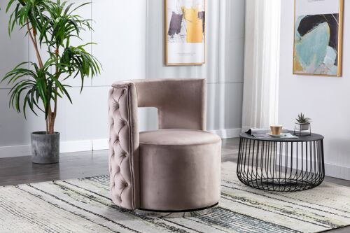 Donna Mink Lounge Chair