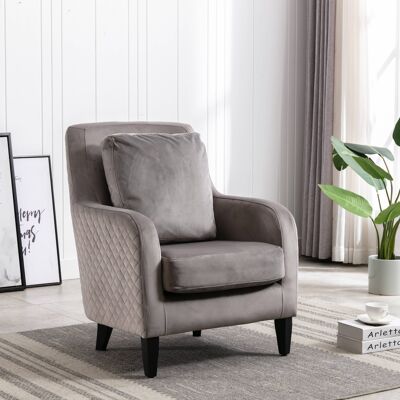 Aldo Dark Grey Lounge Chair