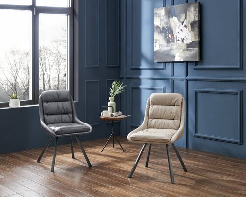 Bellucci Dark Grey Dining Chair