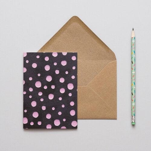 Pink Dot Abstract Card