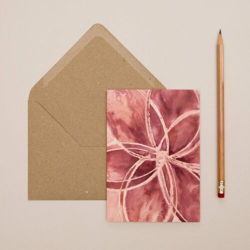 Abstract Flower Card 3