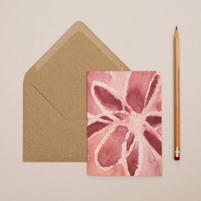 Abstract Flower Card 1
