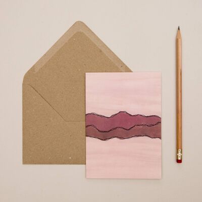 Abstract Mountain Card 3