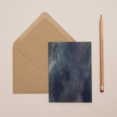 Blue Abstract Card