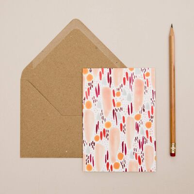 Bright Abstract Pattern Card