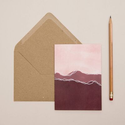 Abstract Mountain Card 1