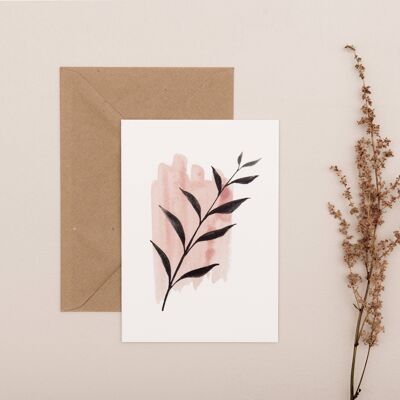 Abstract Leaf Card 5