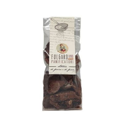 Galletas dulces - Scarpette de chocolate y almendras - Galletas crujientes (300 g)