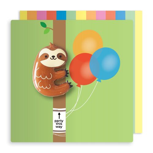 Sloth Magnet Card