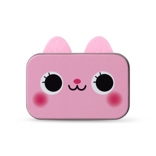 Pink Cat Storage Tin