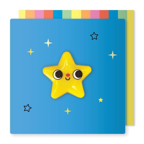 Cute Star Magnet Card