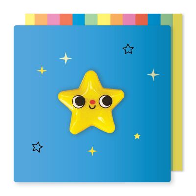 Cute Star Magnet Card